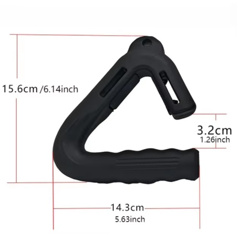 1 Pair Pull-up Handle Multi Functional Fitness Grip Deadlift Lat Pulldown Rowing Handles Weights Workout Equipments Home Gym