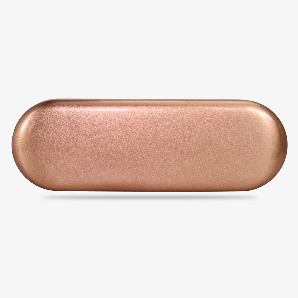 Gahamaca scatola di immagazzinaggio per pinzette in latta per estensione ciglia, custodia per pinzette, scatola per pinzette per ciglia, strumento per piantare ciglia: RoseGold Big