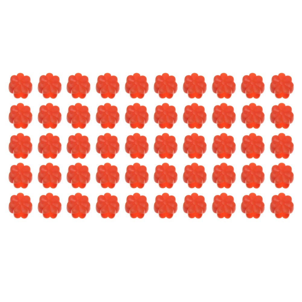 50 Stuks Plastic Platte Bloem Gesp Verstelbare Kralen Anti-Slip Masker Gesp Elastische Band Cap Masker Stopper Ear Cord trekkoord Knop: type8