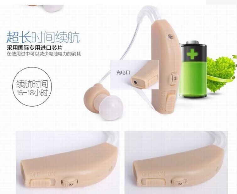 2017NEW! rechargeable ear hearing aid mini device ear amplifier digital hearing aids in the ear for elderly apparecchio acustico