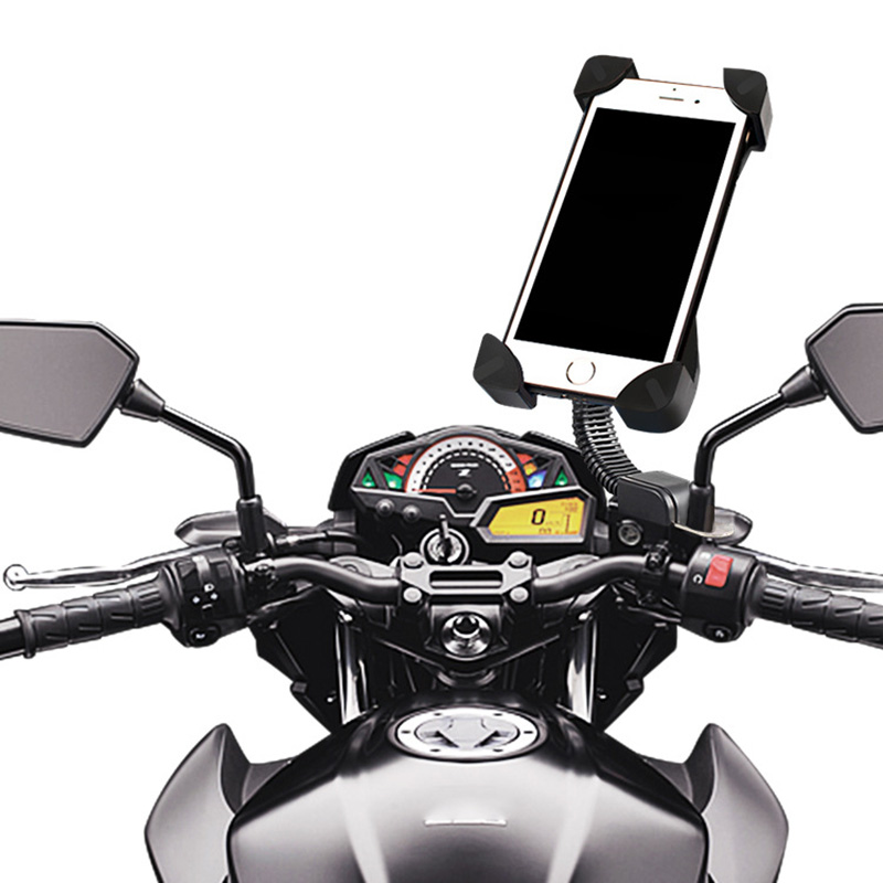 Bicycle Phone Holder Mobile Support Telephone Velo Scooter Motorcycle Phone Mount GPS Holder Bike Handlebar Clip Bracket Stand