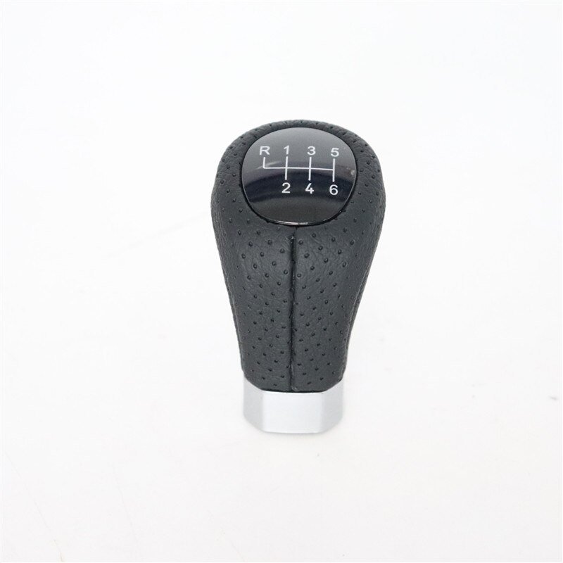 5 6 Speed Left Hand Driver Side Gear Shift Knob Head Stick Shifter Gearstick Gaiter Boot Cover Kit For BMW E81 E82 E87 E88M: 6 Speed-L03