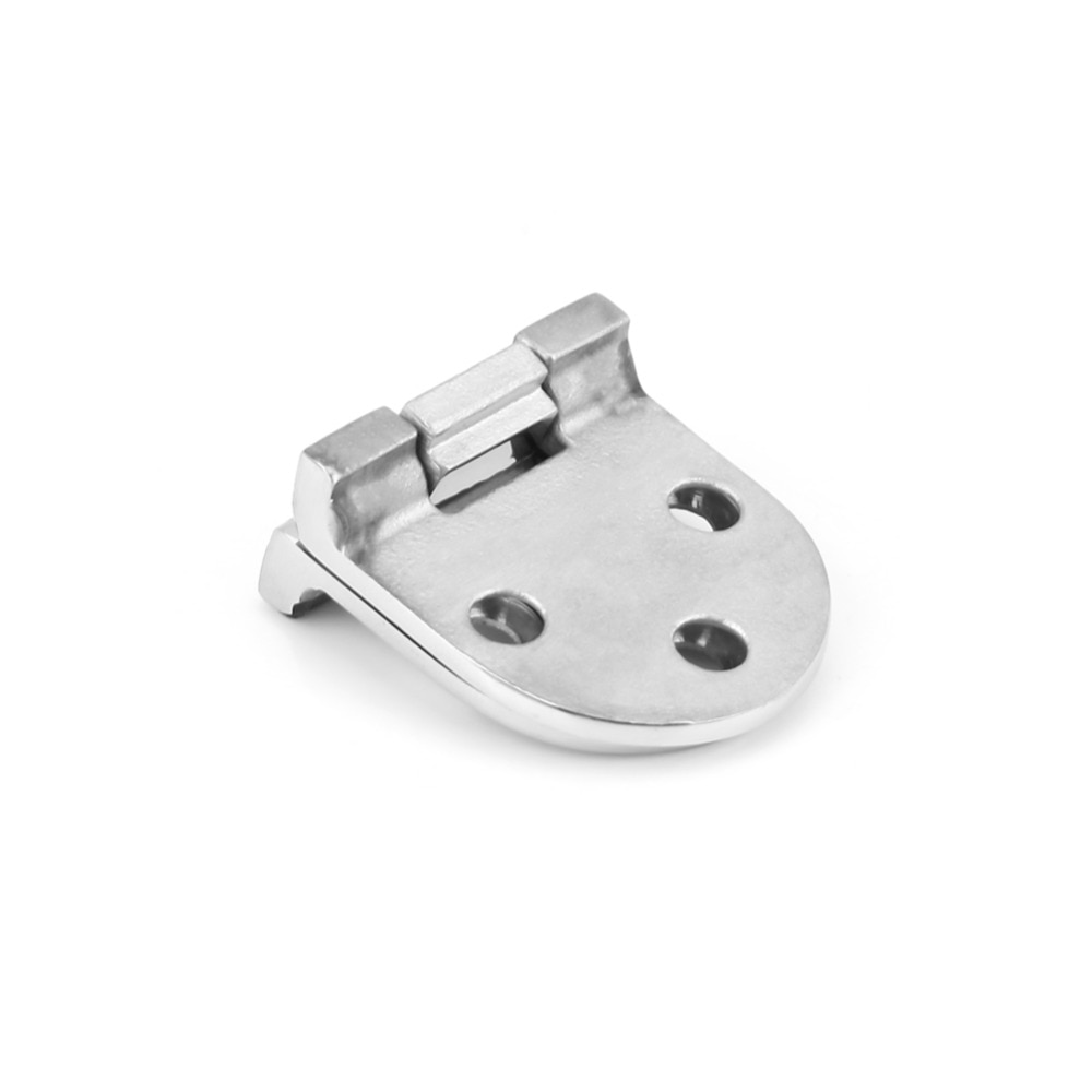 2Pcs Boat 316 Stainless Steel Hinges Stamping Cabinet for Marine Cabin Door 66 * 30mm Flush Door Hatch Compartment Hinges