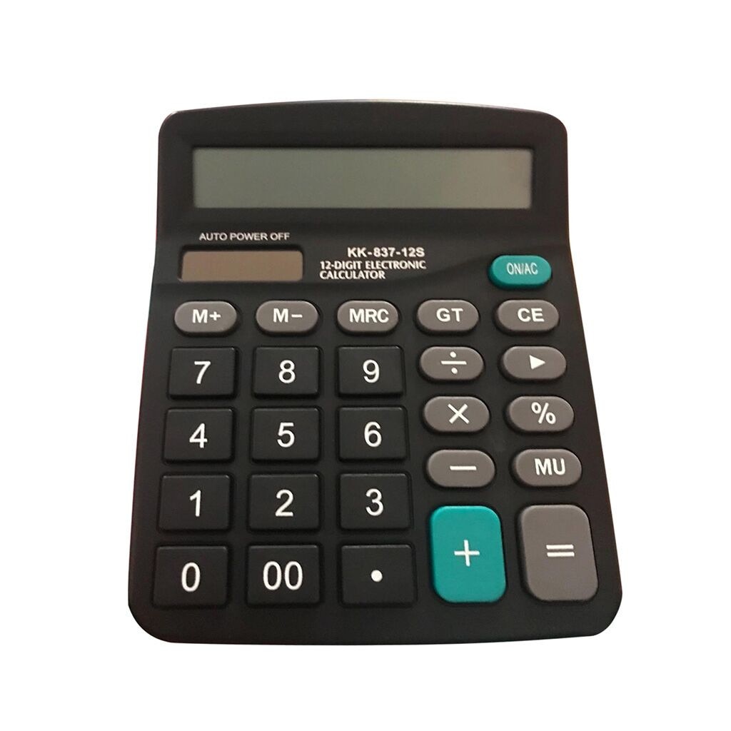 Solar Calculator Standard Function Electronics Calculator 12 Digit Large LCD Display Handheld for Daily Basic Office Калькулятор