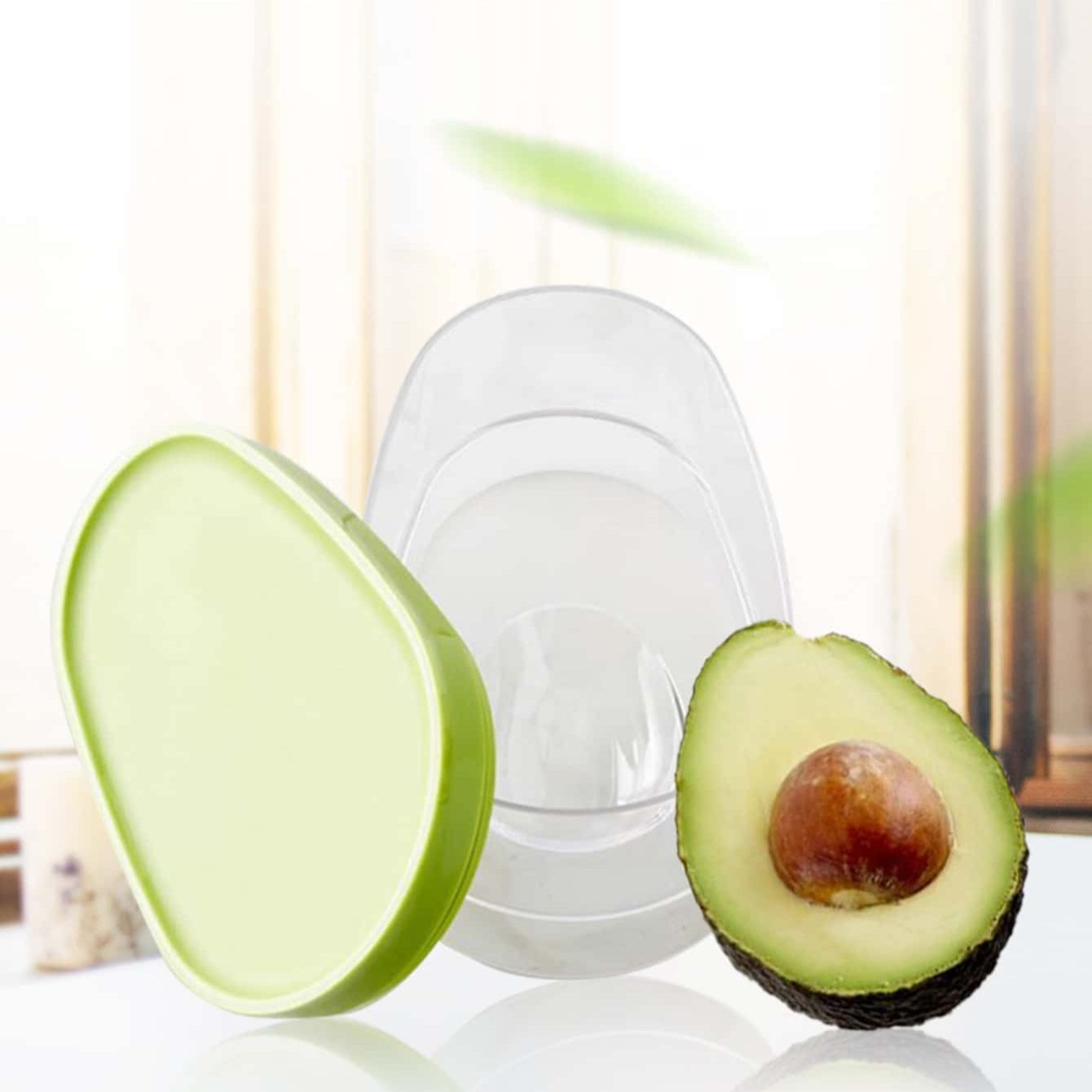 1 st Avocado Voedsel Opbergdoos Ruimtebesparend Avocado Saver Plastic Fruit Container voor Keuken Scherper Groente Organizer