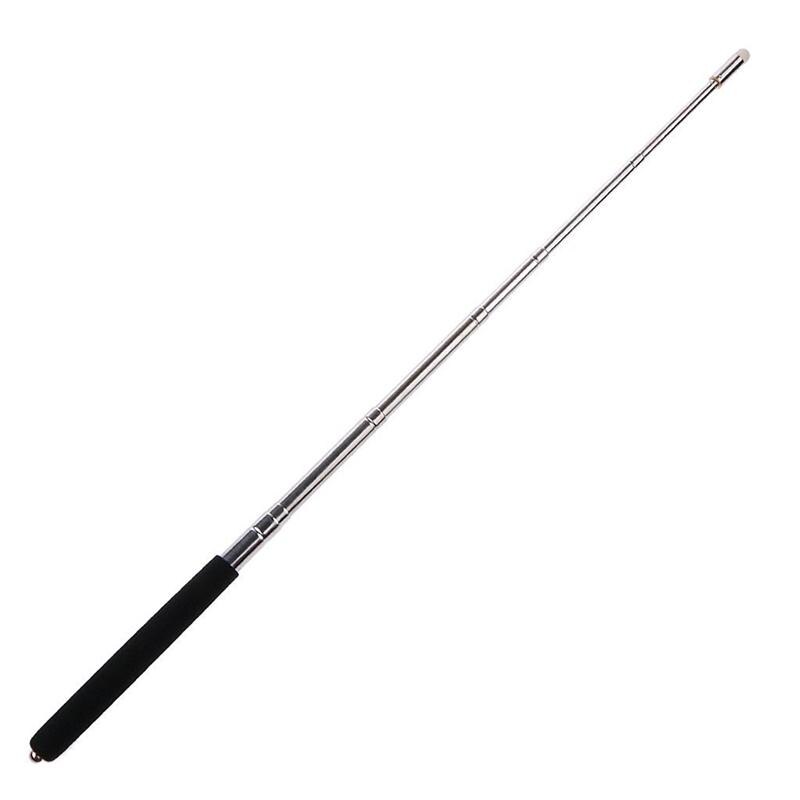 Puntero de mano extensible telescópico, puntero retráctil, presentador de mano para aula, puntero de pizarra blanca (negro): Default Title