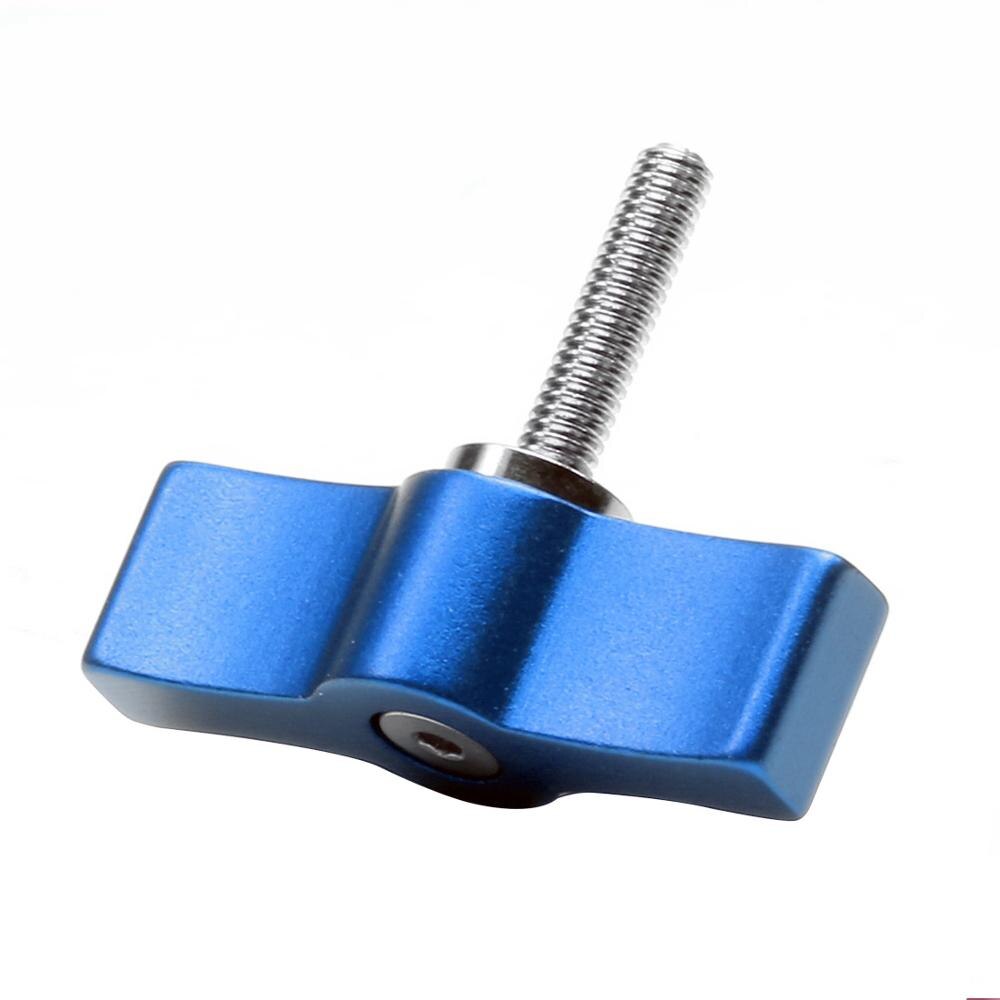BGNing M4 M5 M6 Hand Tighten Screw Aluminum Alloy Handle Adjustable Screws for DSLR Camera Photo Studio Accessory: M4X17 Blue