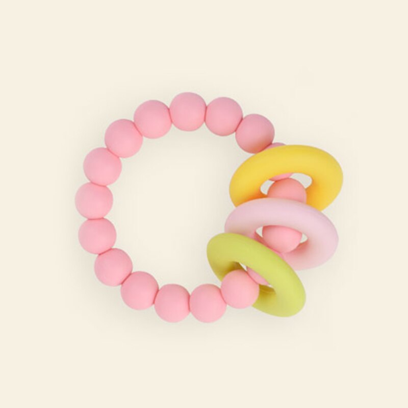 Baby Moxiella Stick Gum Silicone Toy Baby Molars Baby toy: Pink
