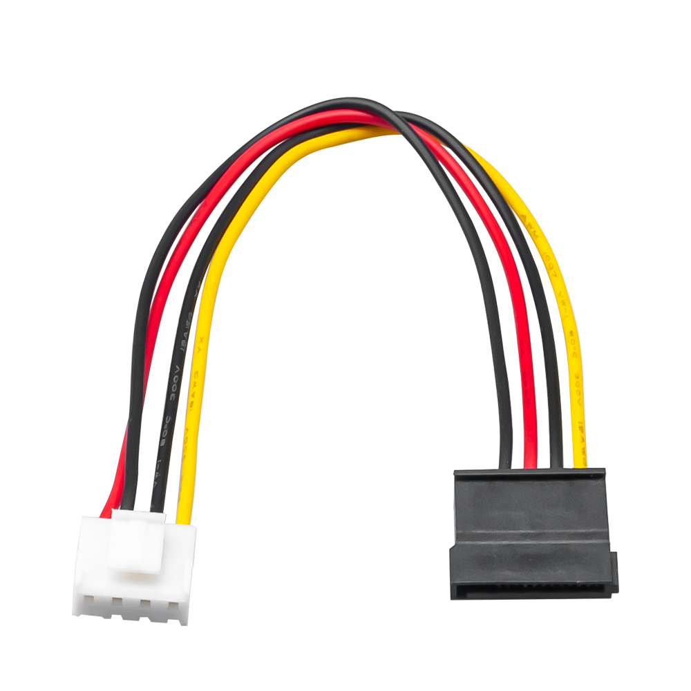 4 Pin to SATA Female Hard Drive Power Adapter Cable Compatible with Hikvision Video Recorder