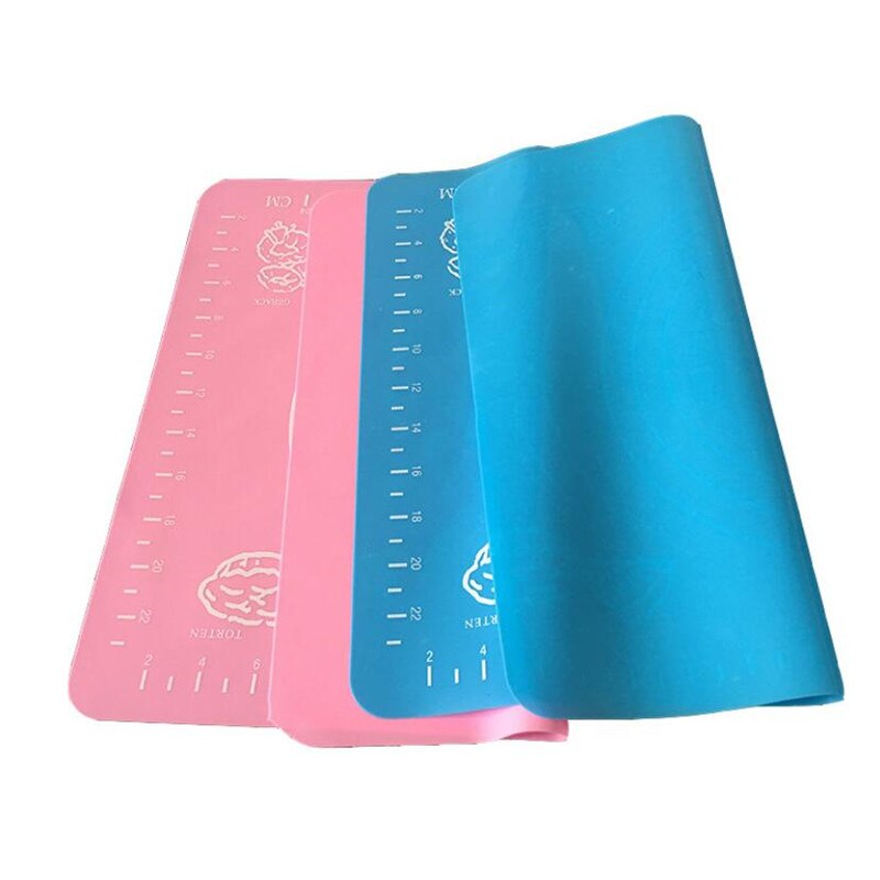 29X26cm Bakken Pad Silicone Rolling Deeg Mat Grote Non-stick Sugarcraft Fondant Cake Pizza Biscuit Cookie Brownie Maker Houder
