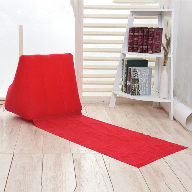 Campingvogn madrasspute med oppblåsbar pute sammenleggbar campingbil reiseseng bilseng 144*48*33cm