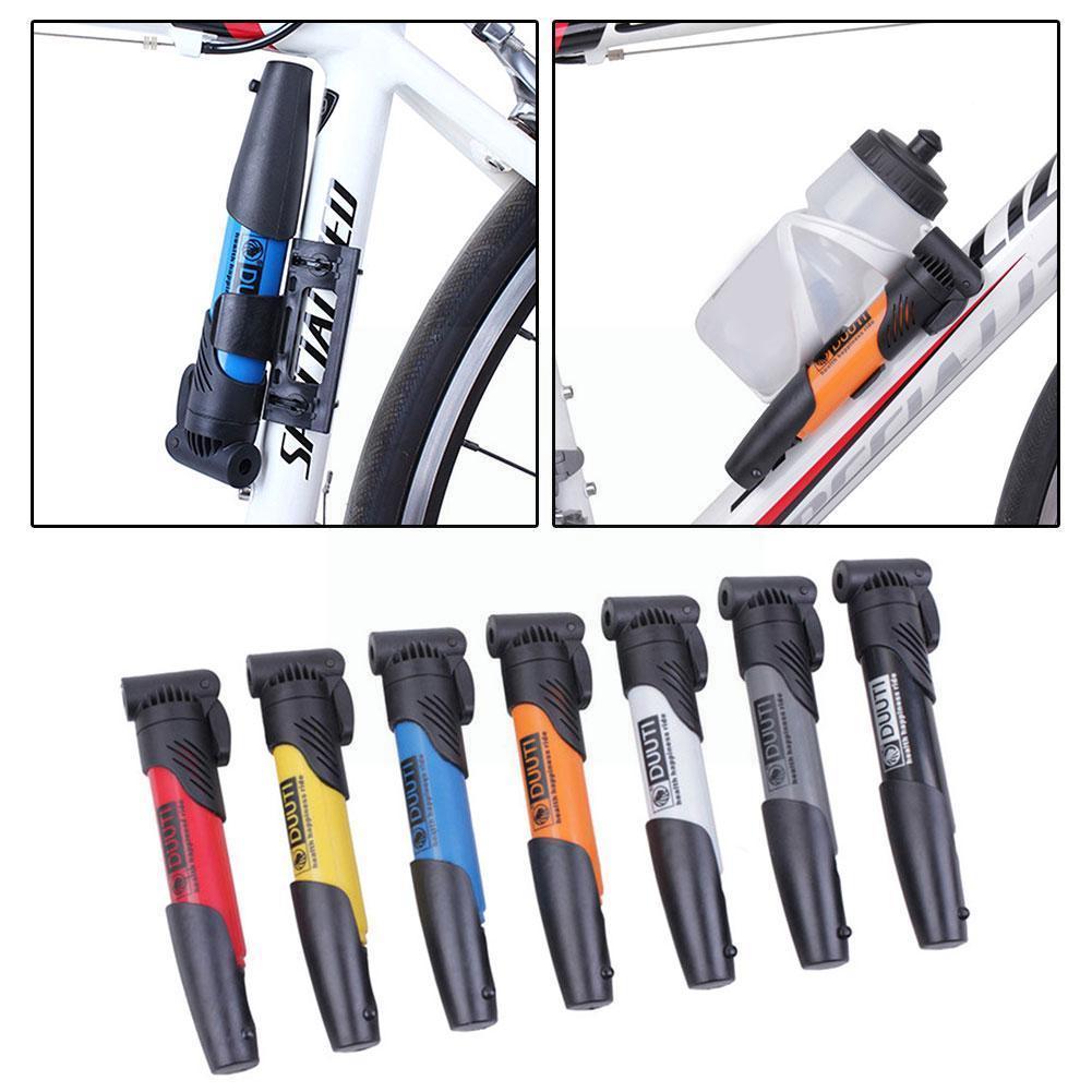 Bicycle Pump Mini Portable Multifunctional Tire Air Bike Mouth Inflator Plastic Cycling Ball Pump Tire Mtb Tyre High-streng T2u8