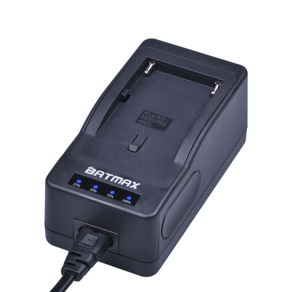 Batmax NP-FM50 Np FM50 Ultra Snelle Oplader Voor Sony NPFM50 NP-F750 F750 NP-F770 F770 NP-F550 F550 NP-F960 F970 Batterij