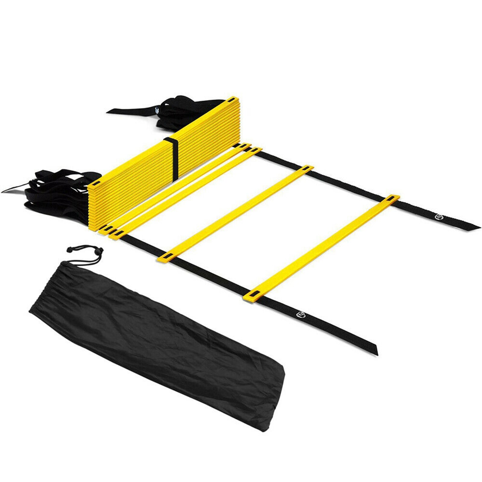 Agility Ladder Speed Training Equipment Set Improves Coordination Speed Power Football Hockey Agility Ladder Workout Exercises