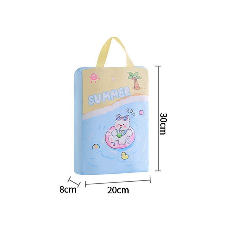 Cartoon Kat Waszak Waszakken met Rits Ondergoed Kleding Mesh Zakken Voor Thuis Wasmachines Leuke Waszak: Rood