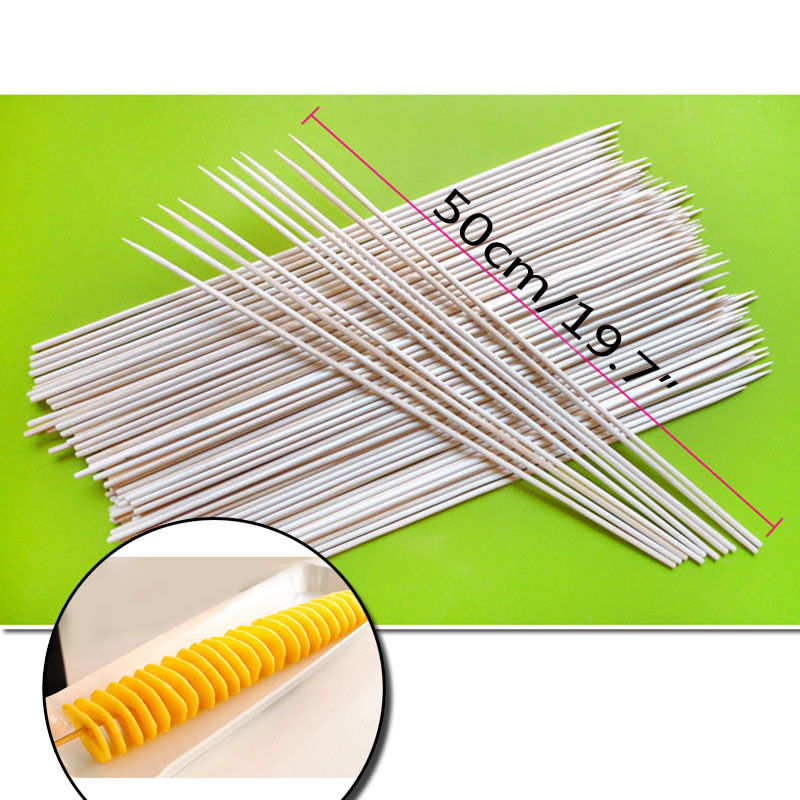 Juego de pinchos de madera para barbacoa, palitos de bambú Natural de para , 50x5mm, 250 unids/paquete,