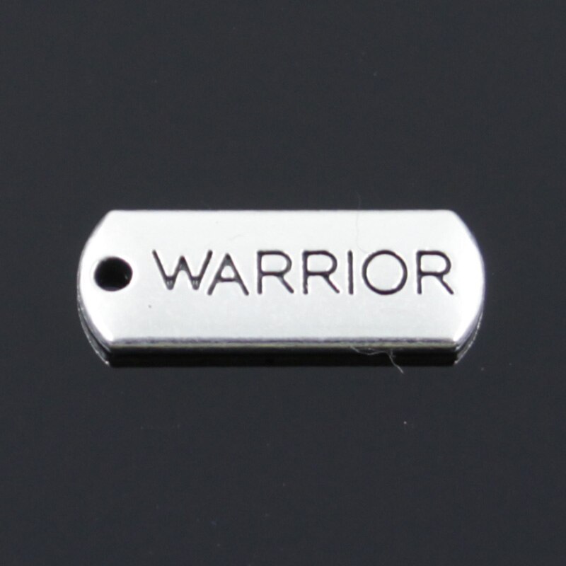 10 stücke Charms für immer glauben hoffen brave liebe gesegnet glauben traum fearless familie 21x8mm Tibetischen Silber DIY antike Anhänger: warrior