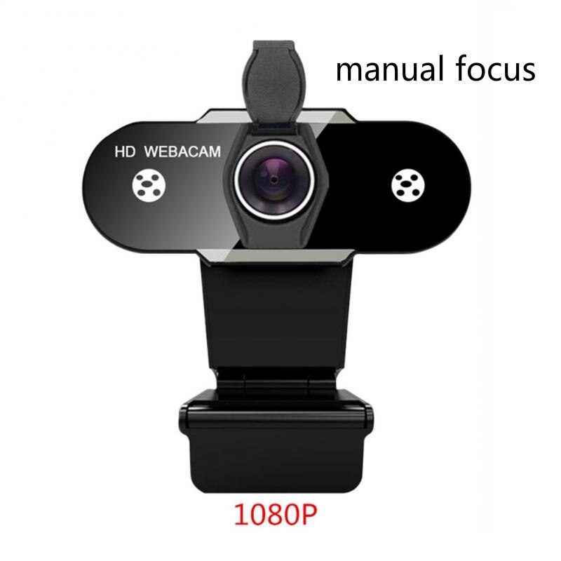Hd 2K/1080P/720P/480P Autofocus Webcam Met Microfoon En Privacy Cover ruisonderdrukking High-Definition Usb Webcam Camera: 1080P