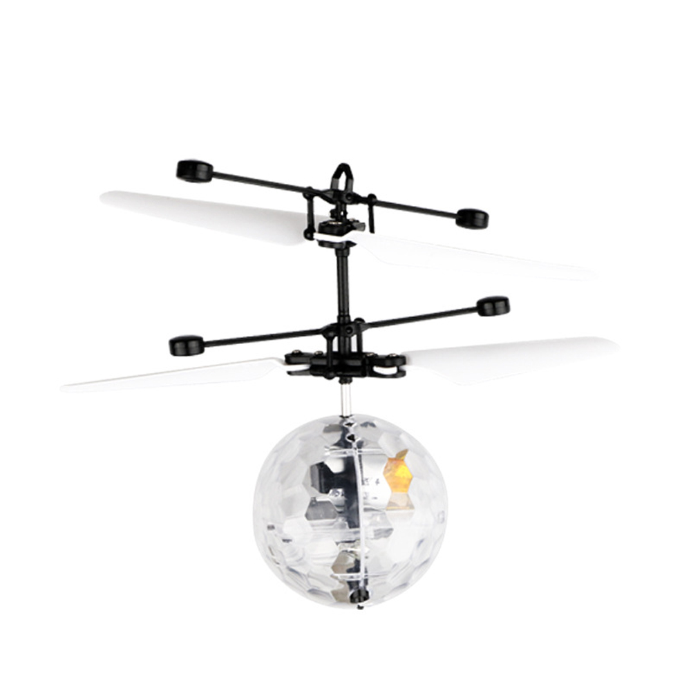 Sensor de detección de aviones, colorida bola voladora brillante, iluminación LED integrada para niños adolescentes, juguetes eléctricos para niños,