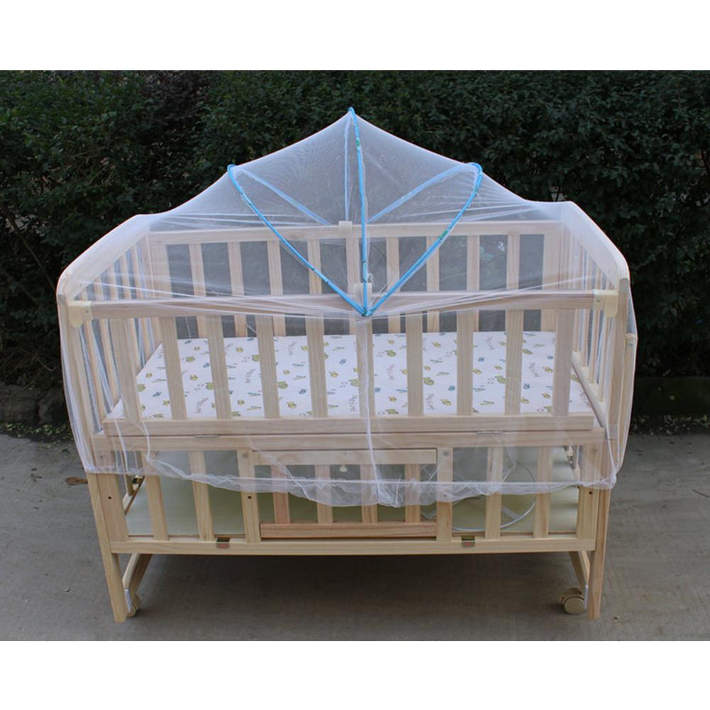 Kidlove Babybed Bed Mesh Klamboe Opvouwbare Baby Gebogen Muggen Netto Draagbare Wieg Netting Ultra Grote 100*60 -110*65cm