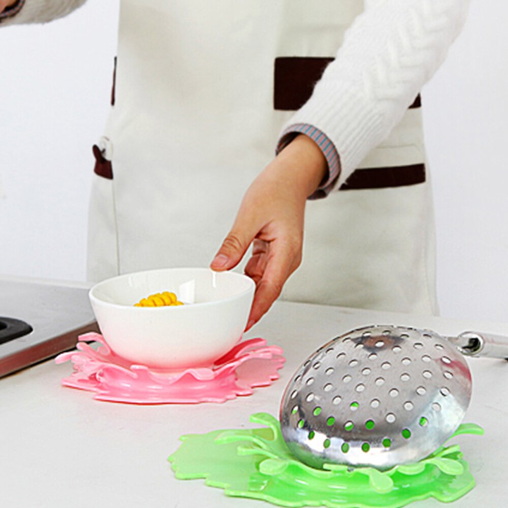 Suppe ske rack sprøjtning tomatsauce suppe form ske holder kopper holder spisebord spatel ske køkkenredskab