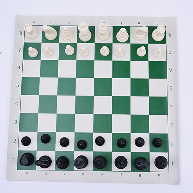 3 kinds Size Chess Foldable Chessboard Puzzle Chess Game Outdoor Travel Chess Plastic Leather Chess
