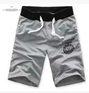 Short de plage en coton pour homme, Bermuda, pantalon court, vêtement d&#39;été, bon marché, ,: XXL / GRAY