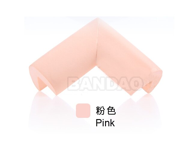 Kinderen Hoek Baby Tafel Hoek Rubber Zuigeling Meubels Tafel Aanrijdingshoek Beschermende Thicken Securite Enfant: pink