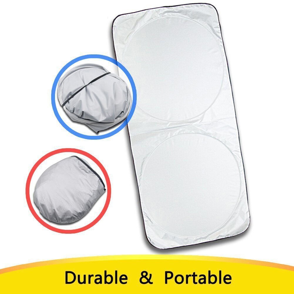 Foldable Heat Sun Shade Truck Van Car Front Windshield Visor Cover Protector