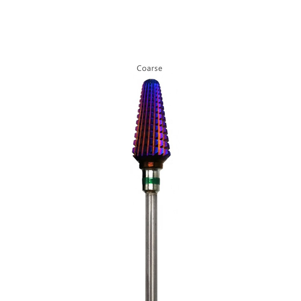 Tornado-brocas de carburo de tungsteno para manicura, 6 tipos de brocas para pulidora eléctrica: C