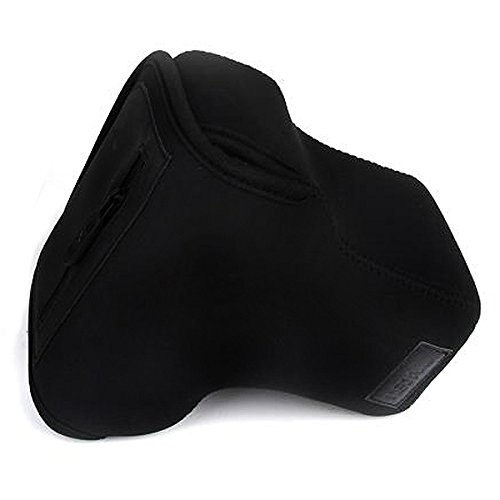 Funda de cámara suave de neopreno portátil para Canon EOS 4000D 2000D 1300D 1200D 1500D 3000D 250D 200D 100D 77D 800D SL2 18-55mm lente