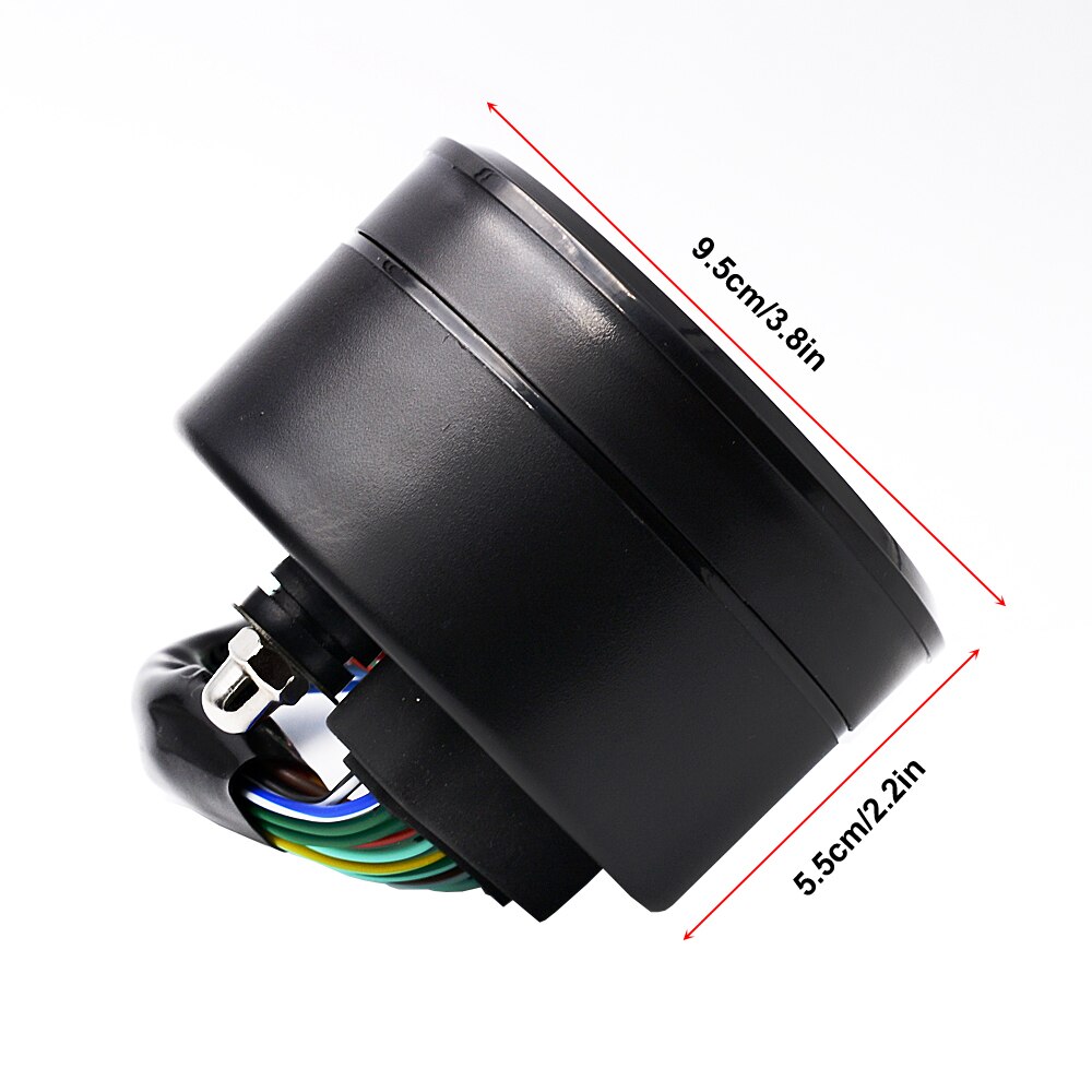 12V Motorrad LCD Digital Tacho 0-12000RPM Kilometerzähler Tachometer-lehre