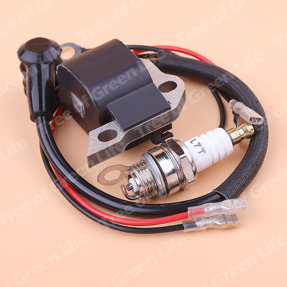 Ignition Coil Spark Plug Kit For STIHL 009 010 011 012 020 020T 021 023 025 MS200 MS210 MS230 MS250 Gas Chainsaw 0000 400 1306
