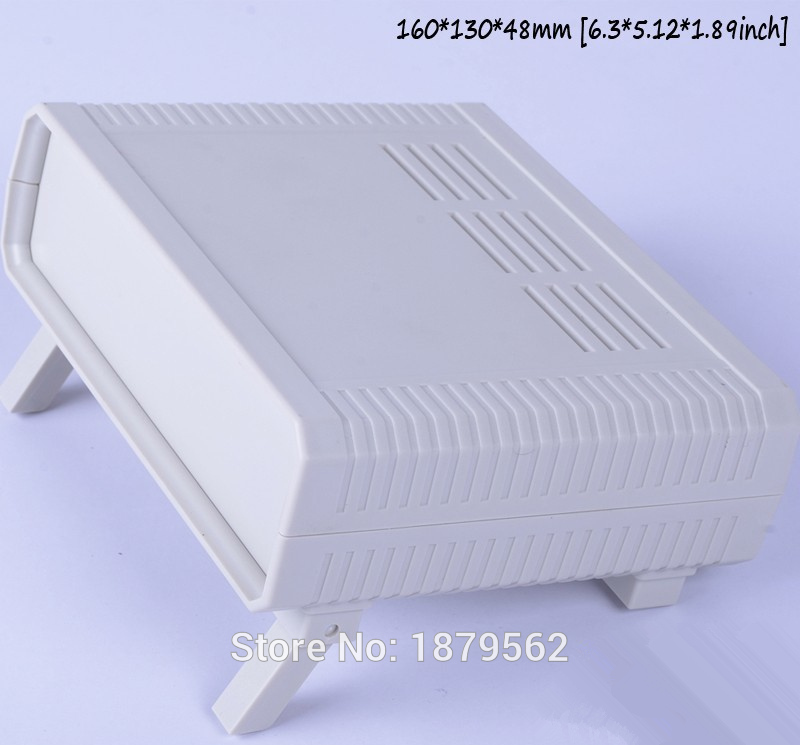 [2 colors]160*130*48mm plastic electronic box diy PLC project case desktop enclosure abs junction box PBC outlet box switch box
