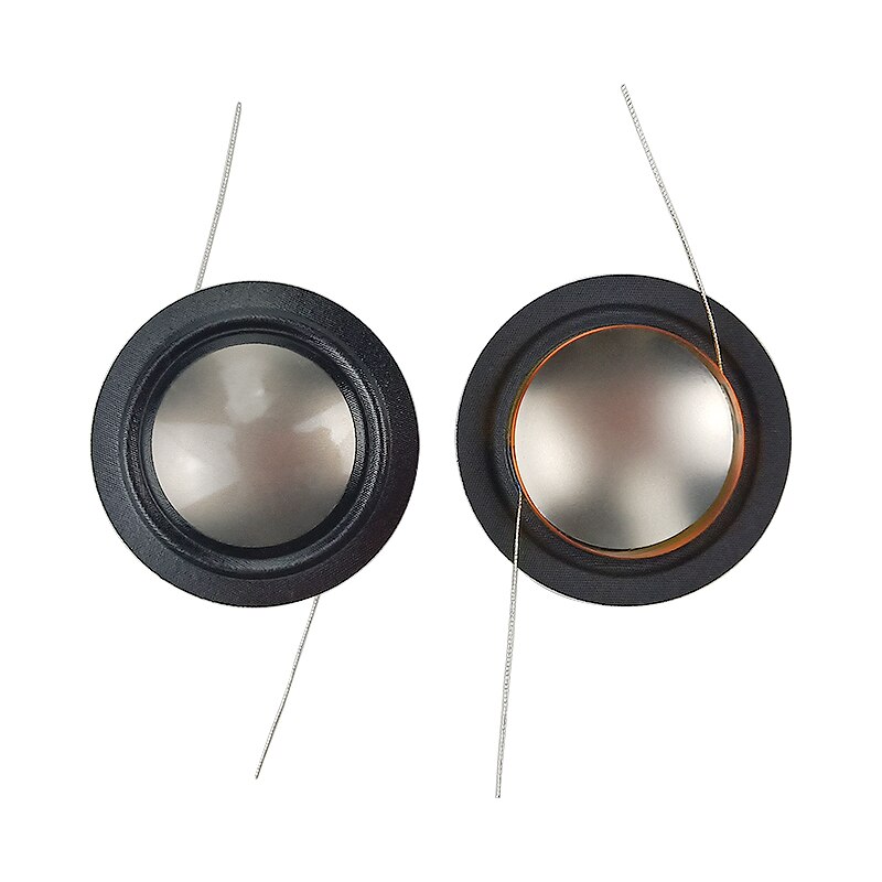 10PCS 25.4mm 25 core Voice Coil Metal Titanium Diaphragm + Silk Side Tweeter Loudspeaker Repair Parts 6-8OHM