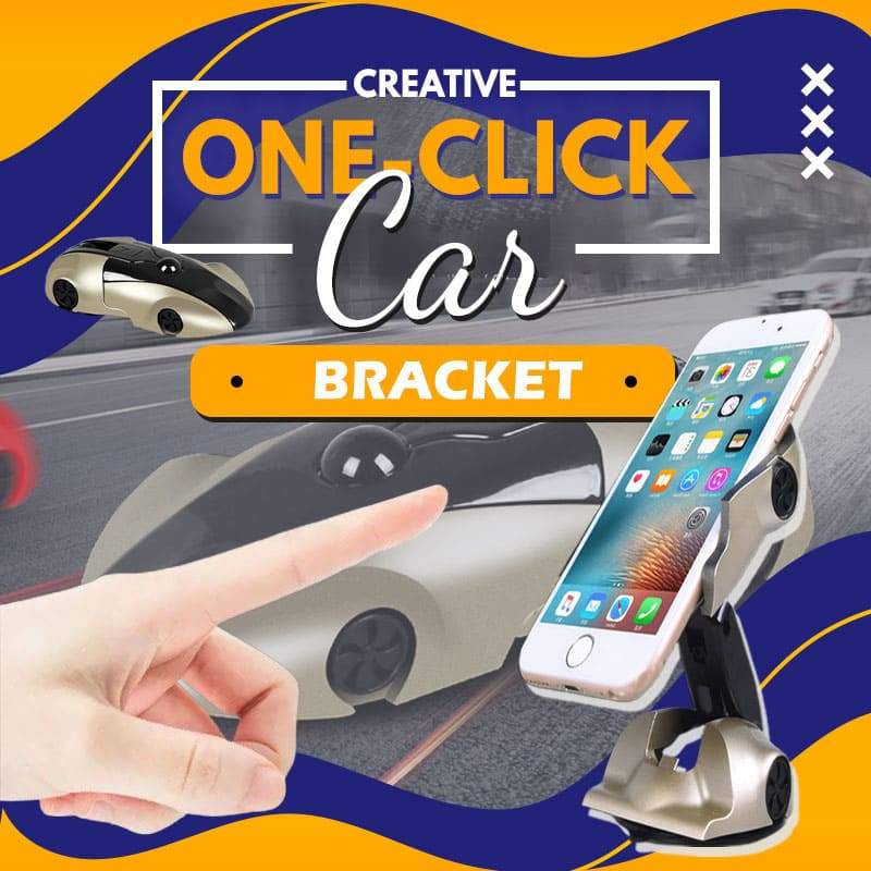 1Pcs Een Klik Auto Bracket Universele Auto Telefoon Houder Strip Vorm Houder Stand Voor Iphone Samsung Xiaomi gps Car Mount