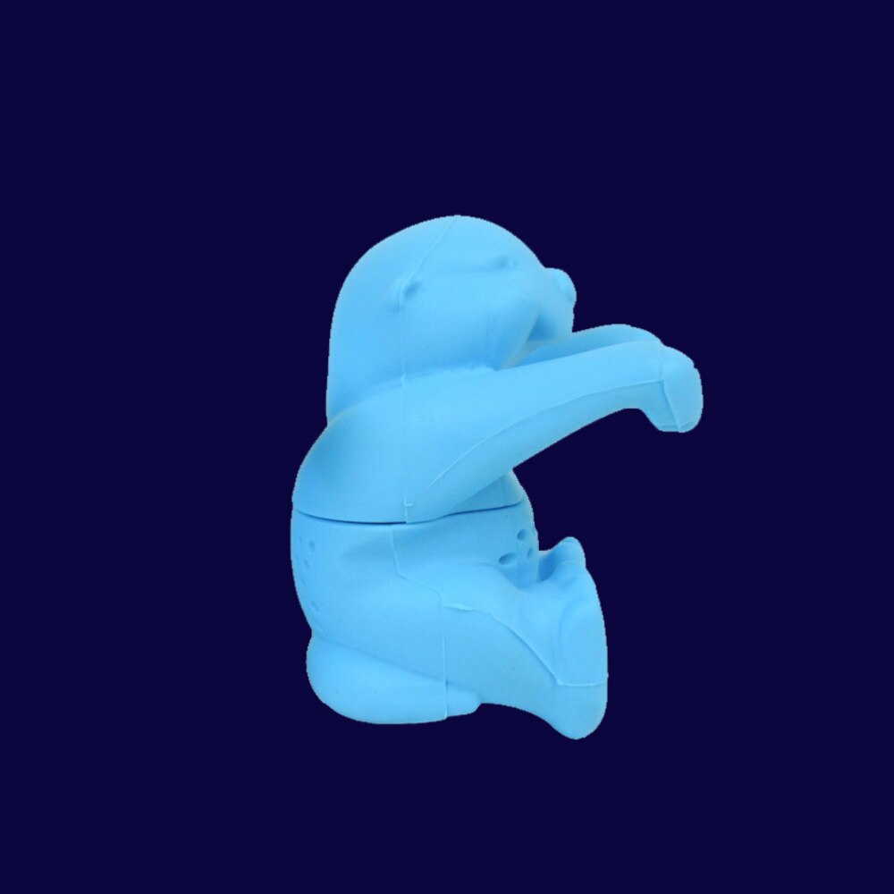Otter Tea Infuser Tea Loose Leaf Tea Strainer Filter Diffuser Silicone Kitchen Tools Gadgets (Sky-blue)