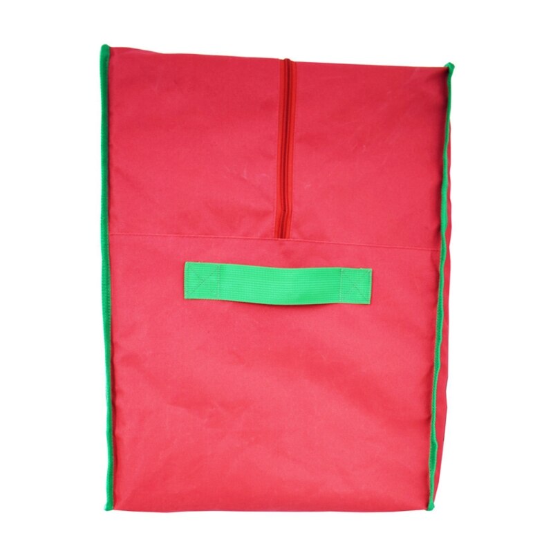 Red Oxford Artificial Christmas Tree Storage Bag with 2 Reinforced Handles and Sleek Zipper Tree Storage Case