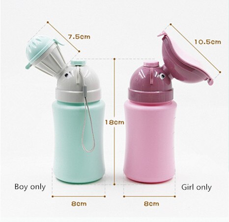 Kids Potje Draagbare Hygiëne Wc 500Ml Jongens Meisjes Pot Outdoor Auto Reizen Anti-Lekkage Potje Kids Draagbare Urinoir voor Kinderen