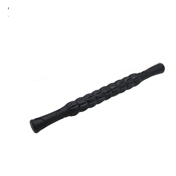 9 Spiky Yoga Massage Stok Punt Stok Pilates Spier Fysiotherapie Verlichten Massage Tool Fitnessapparatuur Yoga Roller: Black