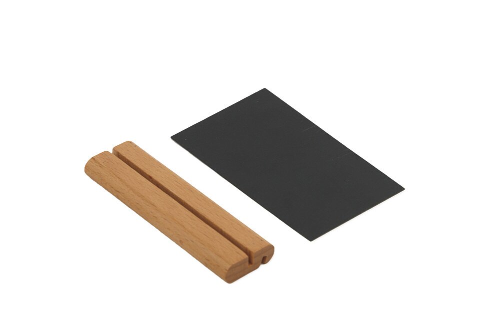DIY Wooden Rewritable Double-sided Blackboard Chalkboard Table Card Sign Stand Tabletop Price Tag Hand-paint Price Display