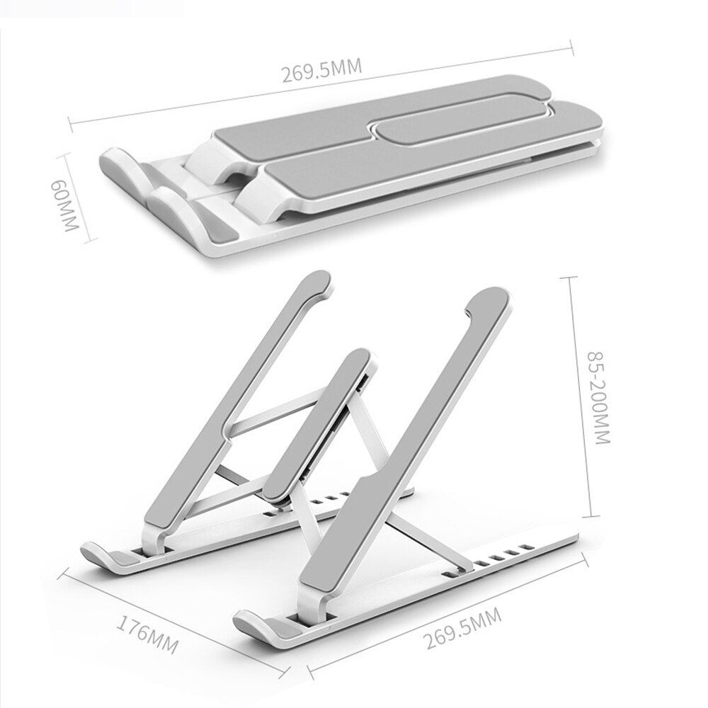 Adjustable Laptop Stand Holder Portable Notebook Base Support Stand For Macbook PC Laptop Computer Stand Riser Cooling Bracket