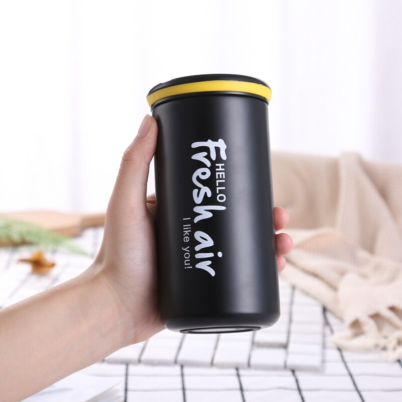 350ml termokander kaffekrus kop rustfri stål vakuumkolber rejse termisk isoleret vandflaske tumbler thermo cafe