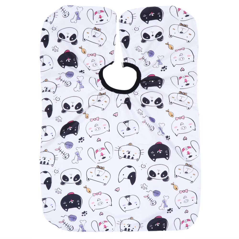 Kids Barber Hairdressing Cape Cartoon Hair Cutting Cape Lovely Haircut Apron