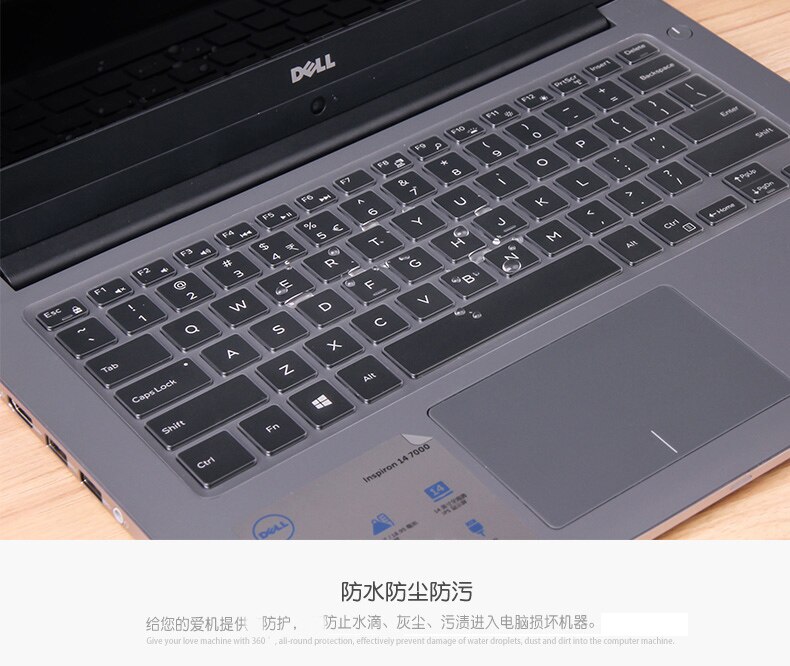 Tpu Laptop Keyboard Cover Voor Dell Inspiron 14 7000 7460 7472 7466 7447 7437 3442 3443 5447 7570 15-7560 7572 Skin Protector