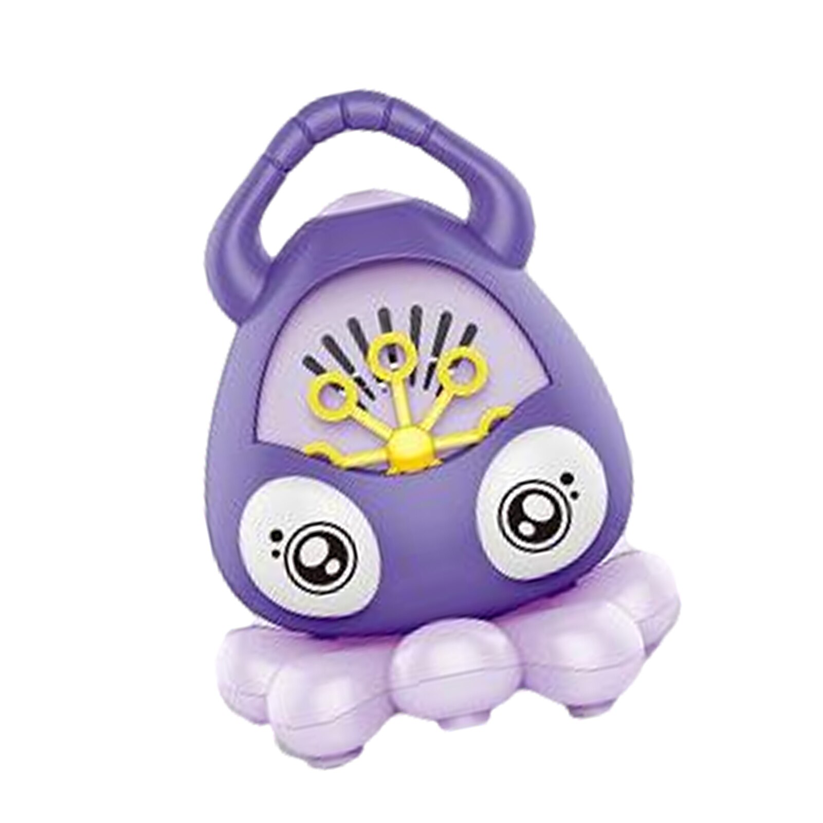 Cute Octopus Bubble Machine Baby Bath Toys Electric Automatic Bubble Blower Maker With Music Baby Bathtub Outdoor Toys: Purple