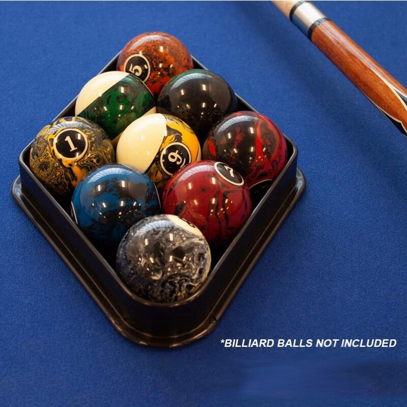 -4 Pack Plastic Billiard Pool Ball Rack 8 Ball Triple-cornered & 9 Ball Diamond Racks Billiard Balls Billiard Accessory