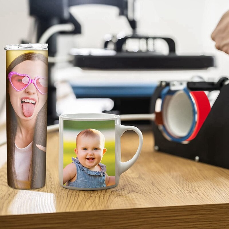 10Pcs 65Mm Silicone Bands For Sublimation Tumbler Heat Resistant Sublimation Paper Holder Ring Bands For Bottle Cup DIY