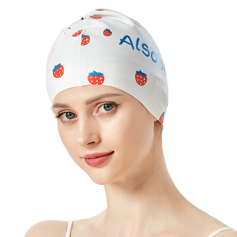 Gorro de baño de tela de silicona para hombre y mujer, alta elasticidad, impermeable, protege las orejas, accesorios de natación