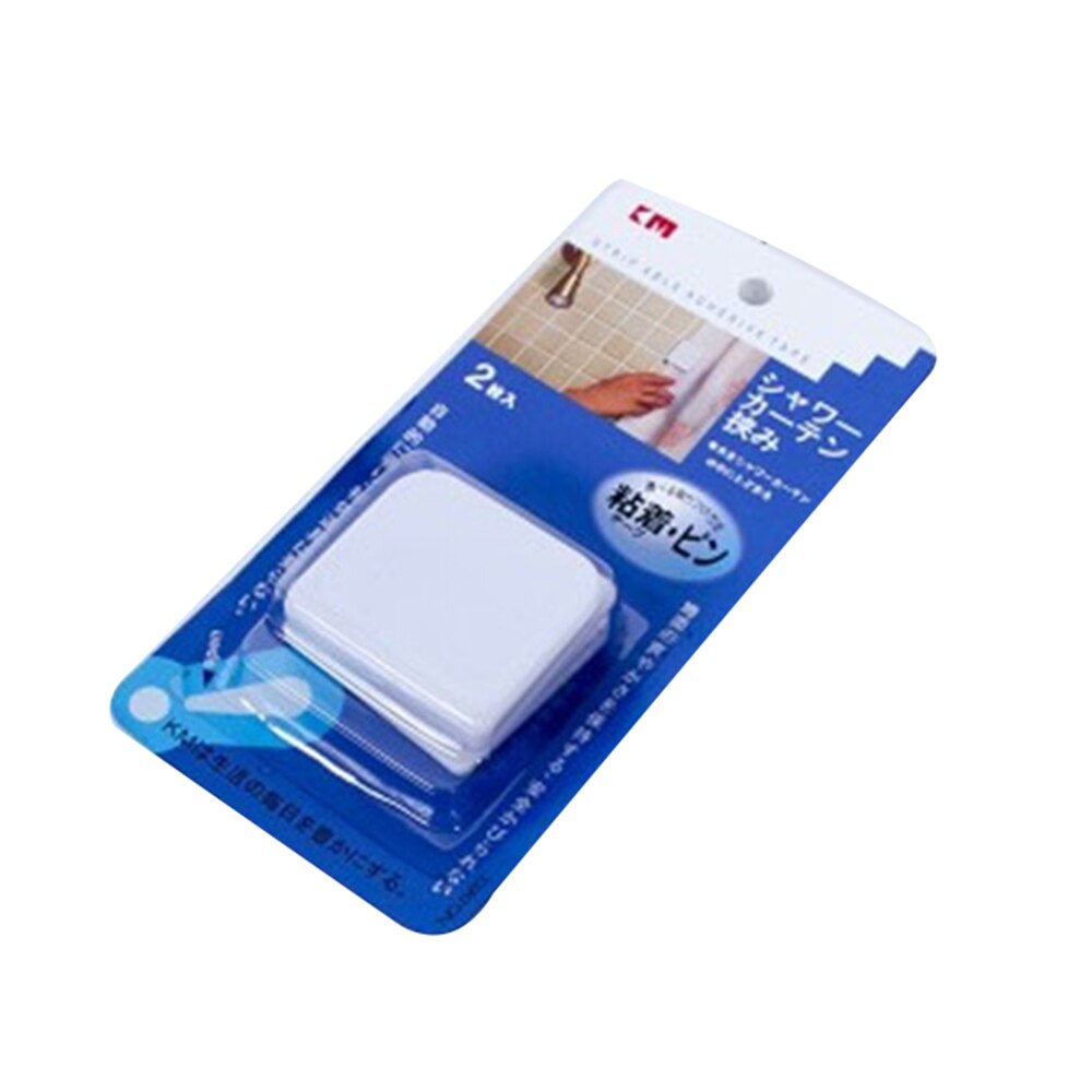 2pcs Shower Curtain Clips Anti Splash Spill Stop Water Leaking Guard Bathroom Supplies